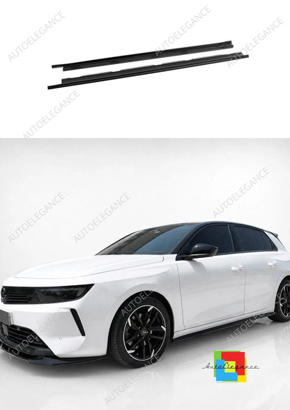 👉Estensioni paraurti laterali Vauxhall/Opel Astra L Hatchback ABS nero lucido👈
