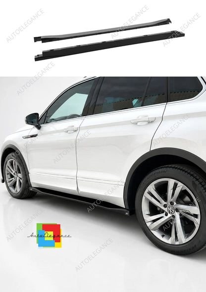 👉Estensioni laterali per VW Tiguan R / R-Line MK2 facelift in ABS nero lucido👈