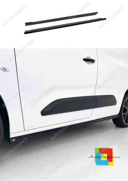 👉Minigonne laterali Citroën Berlingo/Peugeot Partner L1 MK3 in nero lucido👈