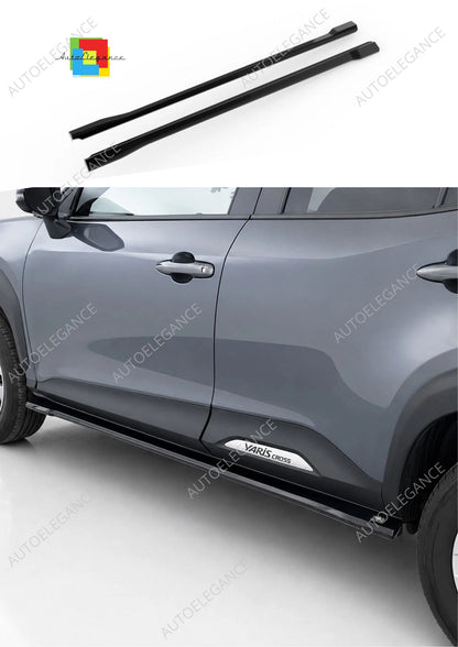 👉Minigonne Laterali adatte per Toyota Yaris Cross 2020- ABS Nero Lucido👈