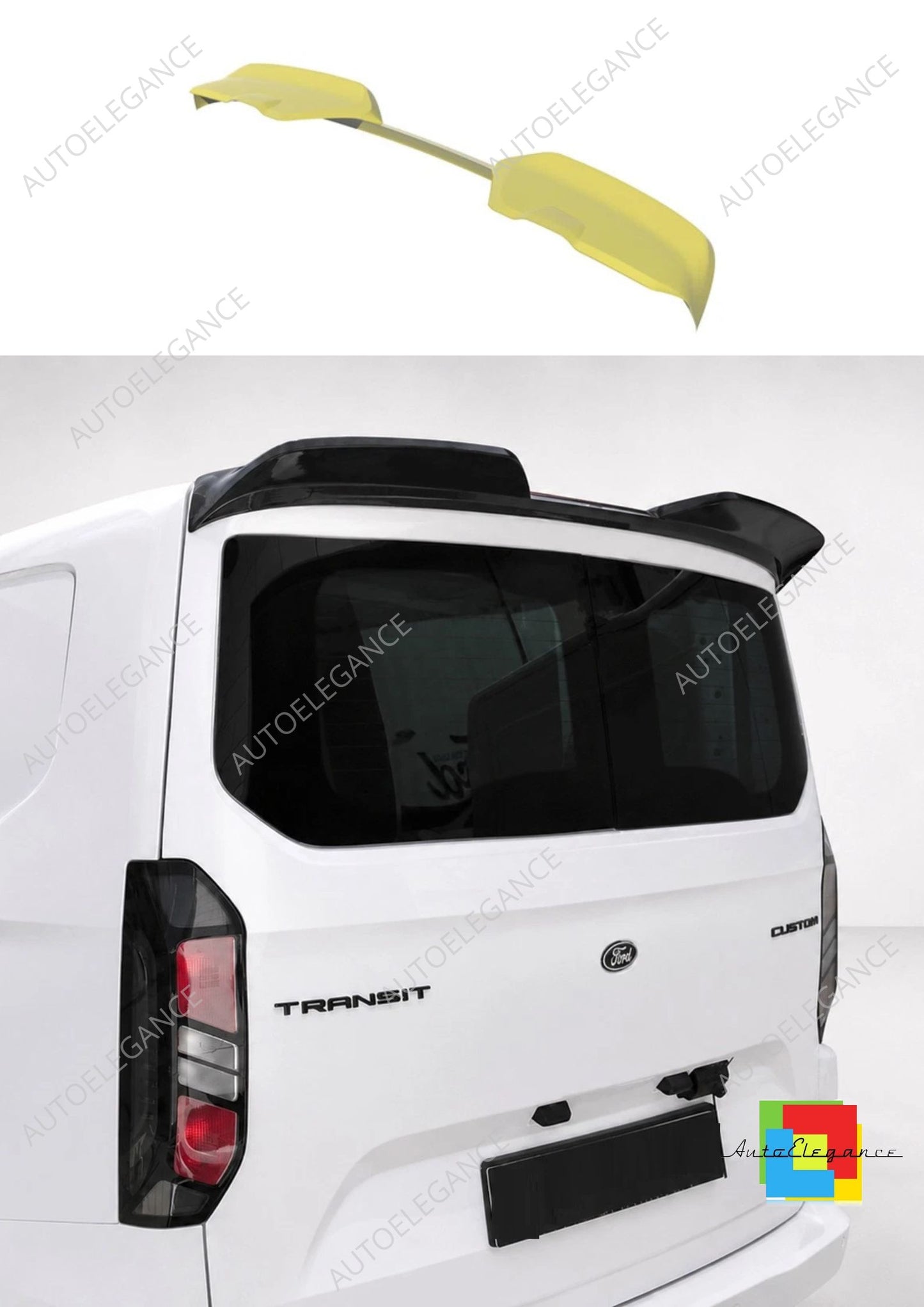 👉Spoiler Tetto Portellone Ford Transit / Tourneo Custom MK2 VW T7 PU👈