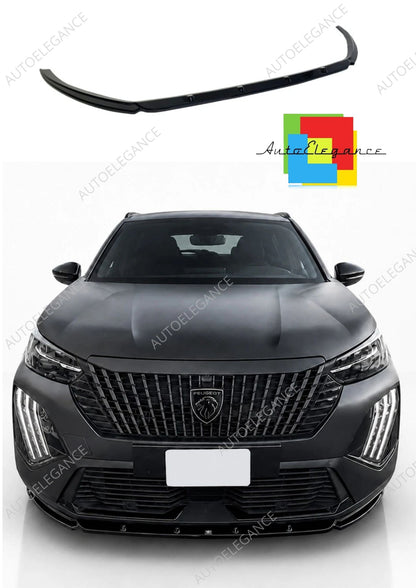 👉Splitter anteriore per Peugeot 2008 MK2 facelift (2023-) ABS nero lucido👈