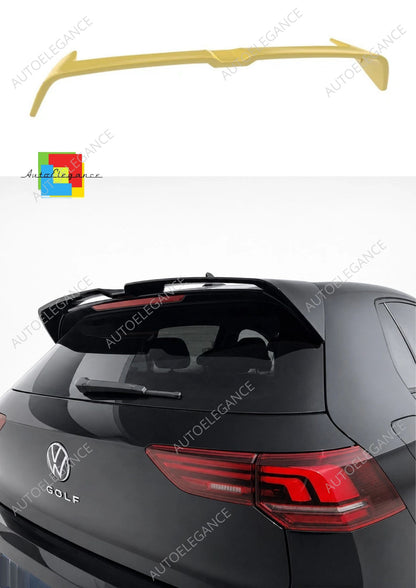 👉Spoiler Tetto Posteriore V.2 VW Golf MK8 Standard / R-Line / GTE PU Grezzo👈