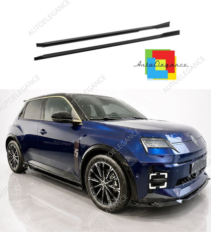 👉Minigonne laterali per Renault 5 E-Tech (2024-) in ABS nero lucido👈