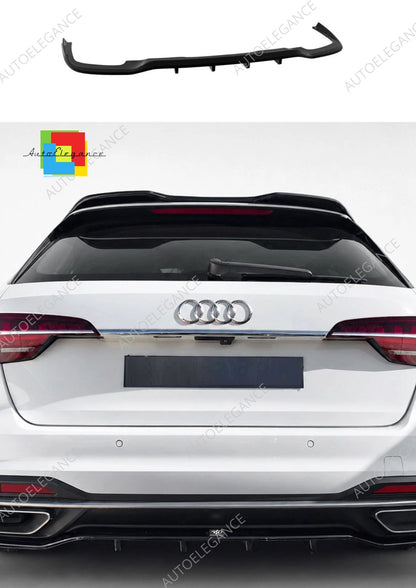 👉Splitter posteriore per Audi A4 B9 facelift Avant (19-24) in ABS nero lucido👈