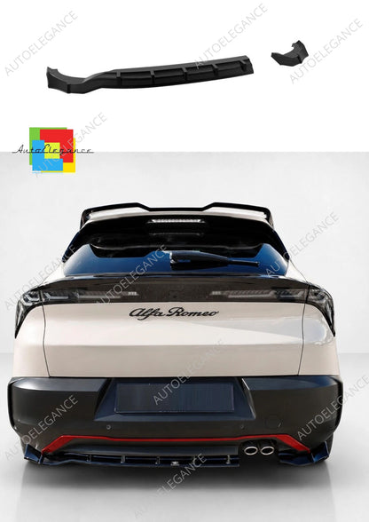 👉Diffusore posteriore per Alfa Romeo Junior MK1 (2024-) in ABS nero lucido👈