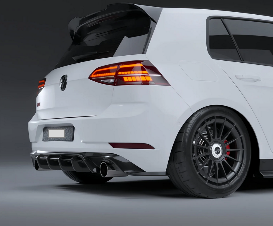 ART.7725 SPOILER VW Golf 7 MK7 GTI GTD R TSI TDI R-Line 2013-2020
