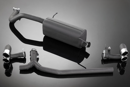 Terminali di scarico adatto per Audi A1 / VW Polo 5 tipo 6R