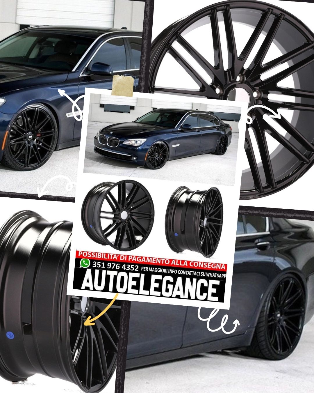 CERCHI CERCHIO IN LEGA 20" Adatto per VW BMW CADILLAC CHEVROLET HONDA LAND ROVER LEXUS MINI OPEL SAAB TESLA TOYOTA