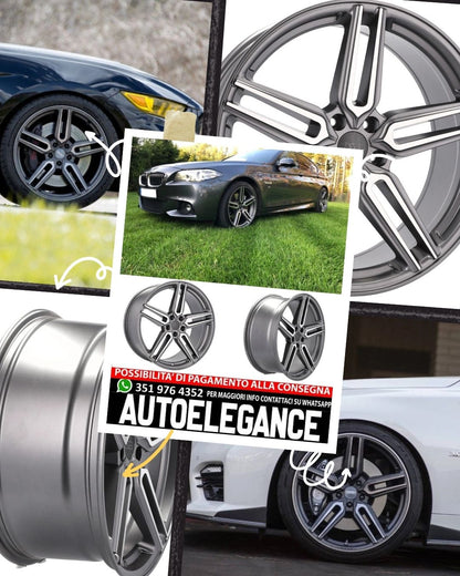 CERCHI CERCHIO IN LEGA 20" Adatto per AUDI BENTLEY BMW CHRYSLER CUPRA INFINITI MERCEDES MINI SEAT SKODA SSANGYONG TOYOTA