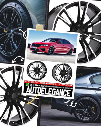 CERCHI CERCHIO IN LEGA 19" Adatto per VW BMW CADILLAC CHEVROLET HONDA LAND ROVER LEXUS MINI OPEL SAAB TESLA TOYOTA