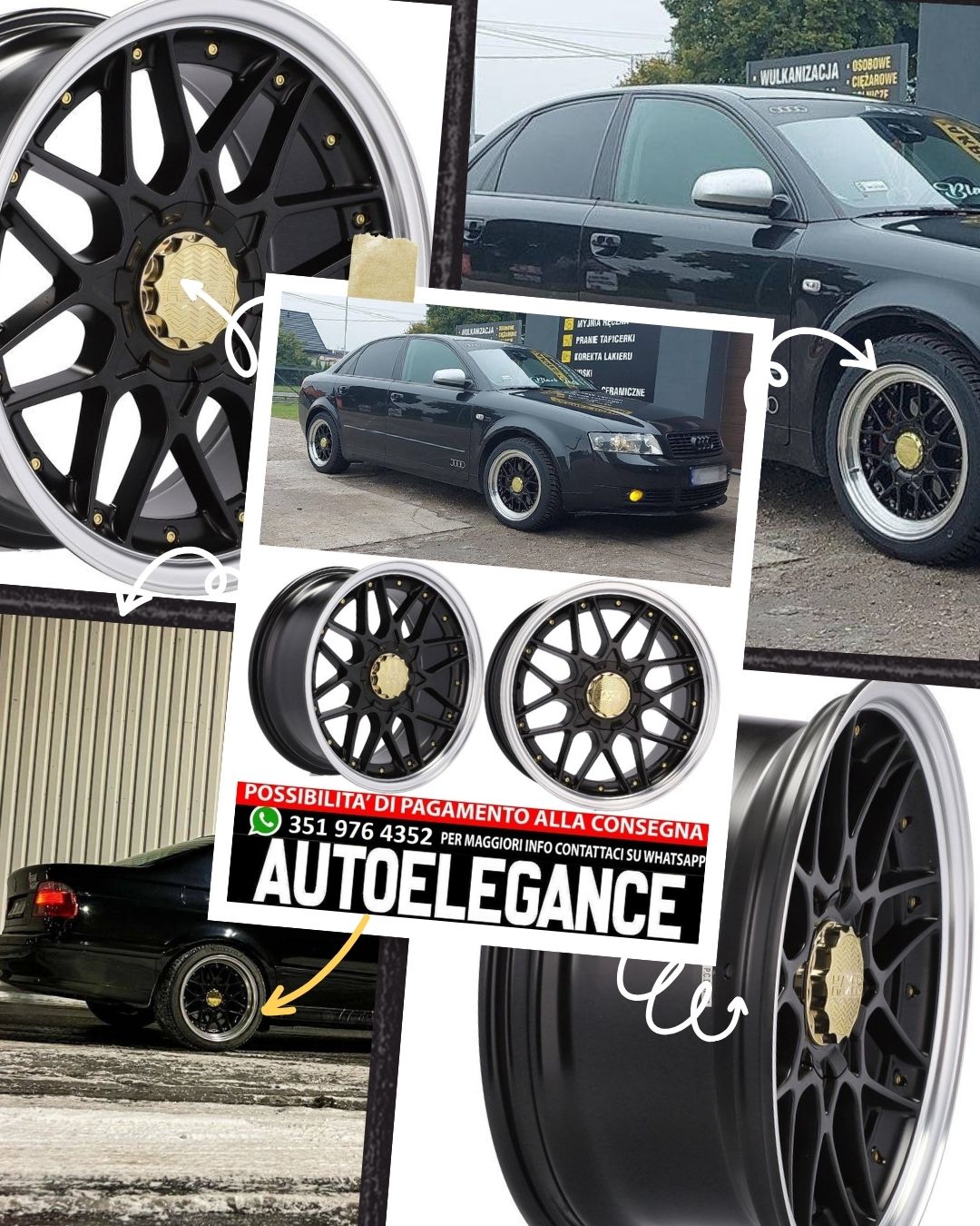 ALLOY WHEEL 18" Suitable for AUDI BMW CADILLAC CHEVROLET CHRYSLER CUPRA FORD HONDA INFINITI LAND ROVER LEXUS MERCEDES MINI OPEL SAAB SEAT SKODA SSANGYONG TOYOTA VW