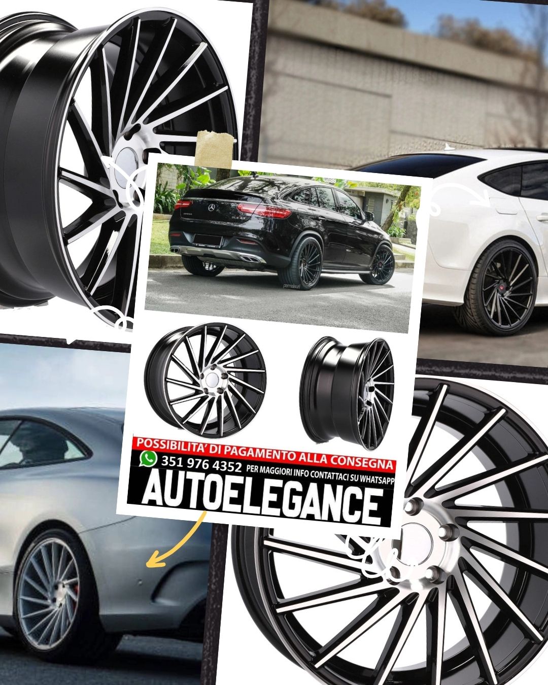 ALLOY WHEEL 19" Suitable for VW BMW CADILLAC CHEVROLET HONDA LAND ROVER LEXUS MINI OPEL SAAB TESLA TOYOTA