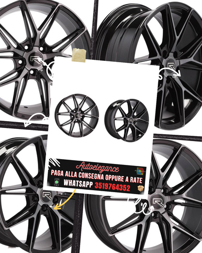 CERCHI CERCHIO IN LEGA 18" Adatto per ALFA ROMEO CITROEN DS FIAT FORD JAGUAR