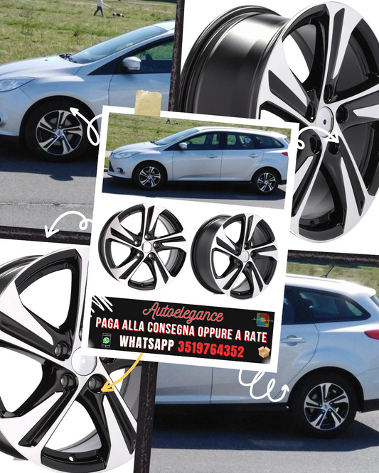 CERCHI CERCHIO IN LEGA 16" Adatto per ALFA ROMEO CITROEN FORD LANCIA