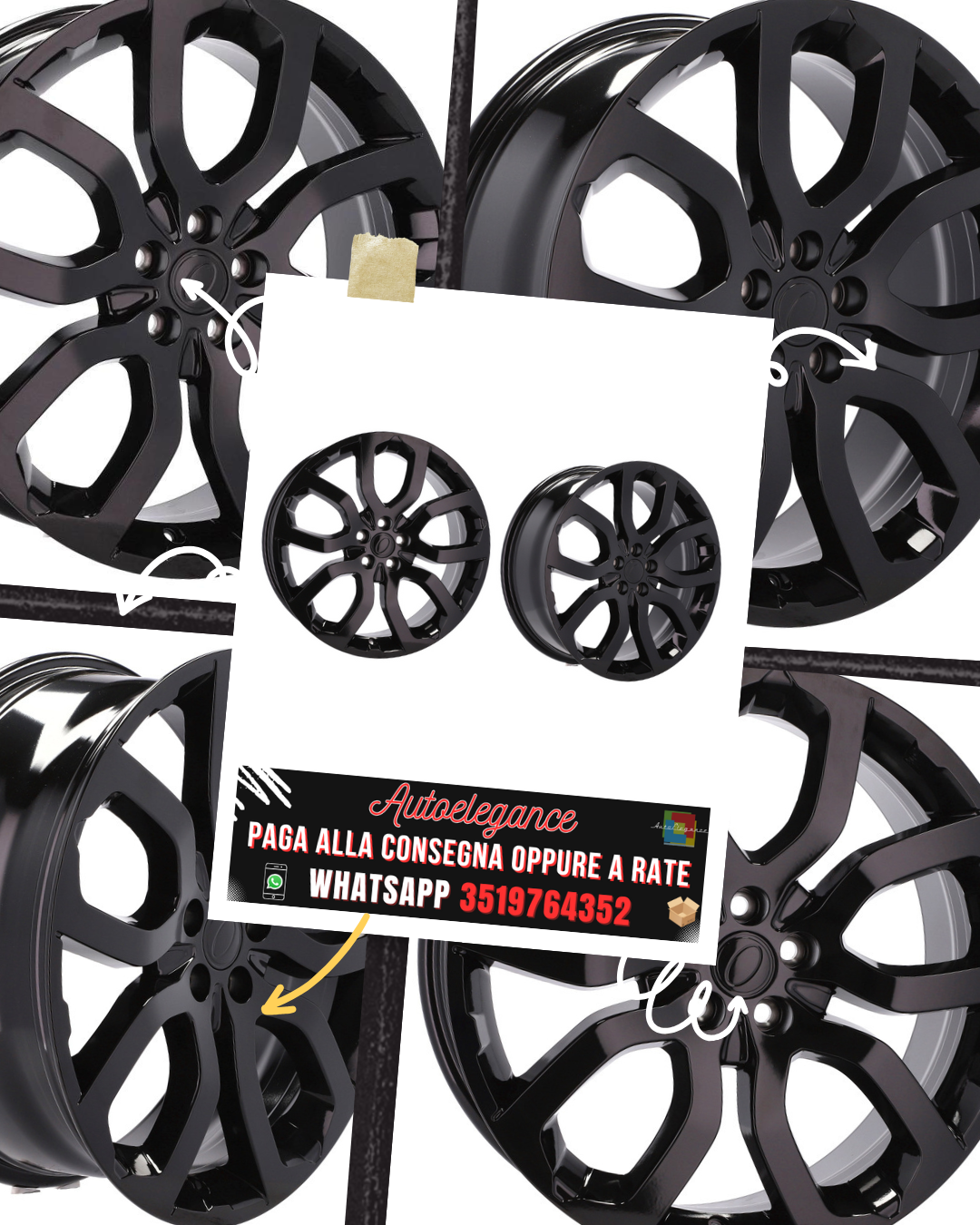 ALLOY WHEEL 18" Suitable for ALFA ROMEO FORD JAGUAR LANCIA LAND ROVER