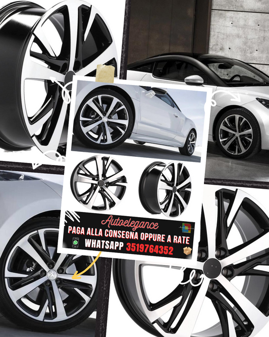 CERCHI CERCHIO IN LEGA 18" Adatto per ALFA ROMEO CITROEN DS FIAT FORD JAGUAR