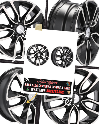 CERCHI CERCHIO IN LEGA 16" Adatto per ALFA ROMEO CITROEN FIAT FORD JAGUAR LANCIA