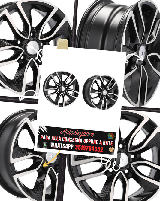 CERCHI CERCHIO IN LEGA 16" Adatto per ALFA ROMEO CITROEN FIAT FORD JAGUAR LANCIA