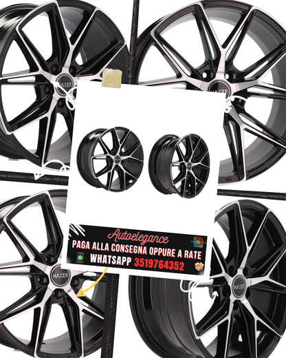 CERCHI CERCHIO IN LEGA 18" Adatto per ALFA ROMEO CADILLAC CHEVROLET FIAT