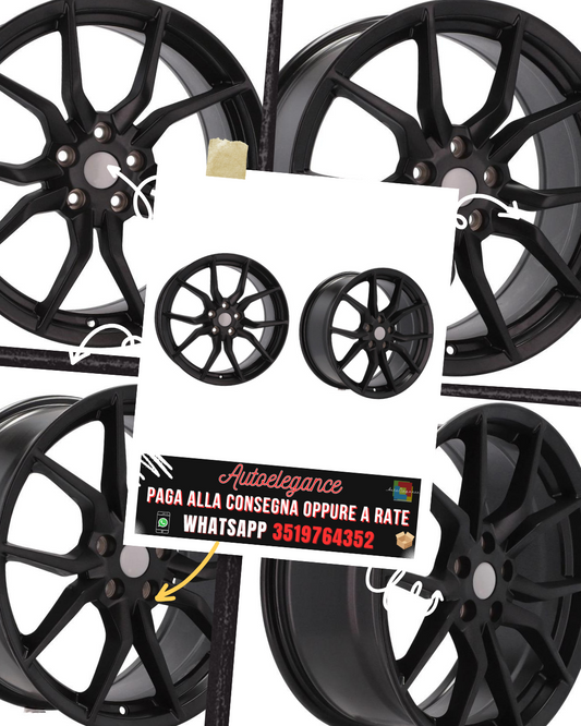 CERCHI CERCHIO IN LEGA 18" Adatto per ALFA ROMEO FORD JAGUAR LANCIA LAND ROVER