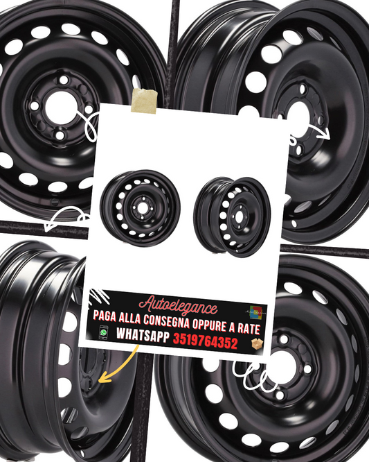 CERCHI CERCHIO IN LEGA 14" Adatto per ALFA ROMEO CITROEN FIAT FORD LANCIA PEUGEO