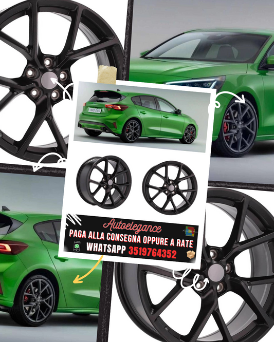 CERCHI CERCHIO IN LEGA 18" Adatto per ALFA ROMEO FORD JAGUAR LANCIA LAND ROVER