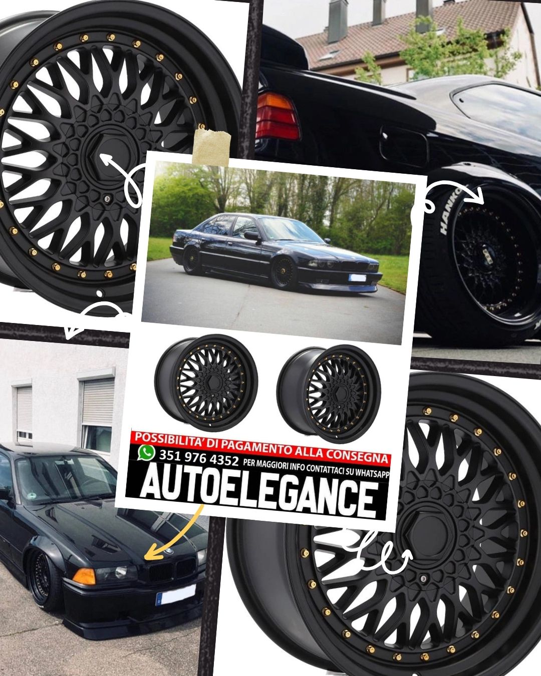 CERCHI CERCHIO IN LEGA 18" Adatto per VW AUDI BMW CHRYSLER JAGUAR MERCEDES SSANGYONG TOYOTA