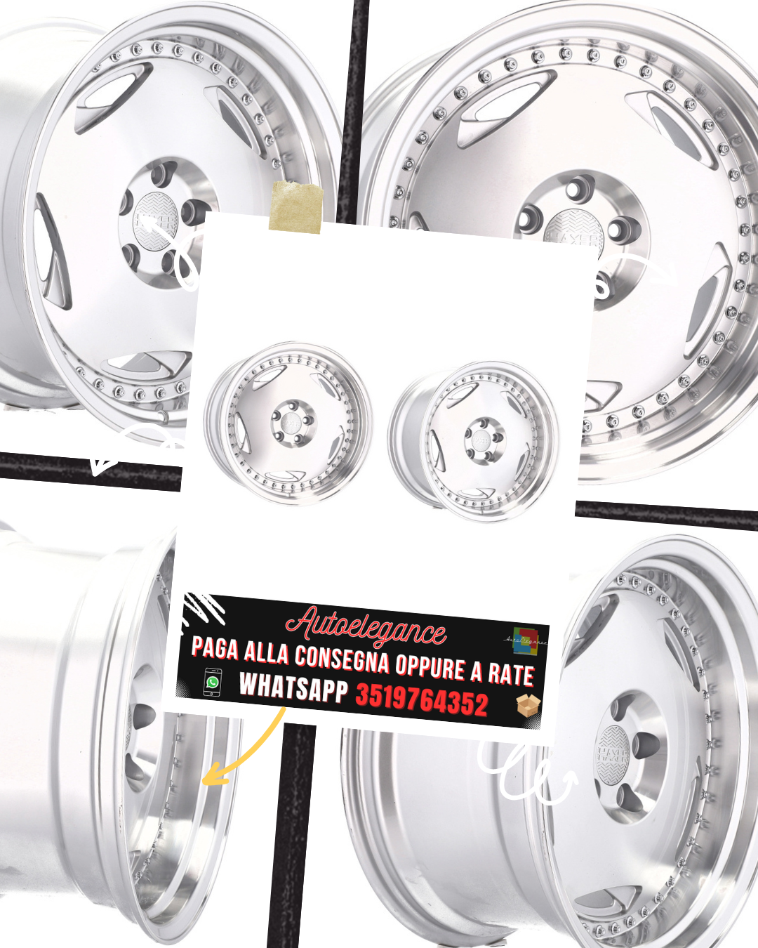 ALLOY WHEEL 15" Suitable for FIAT HONDA HYUNDAI KIA LADA MAZDA MERCEDES