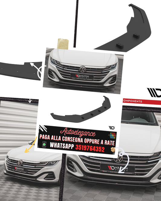 STREET PRO SPLITTER ANTERIORE ADATTO PER VOLKSWAGEN ARTEON R-LINE FACELIFT 2020-