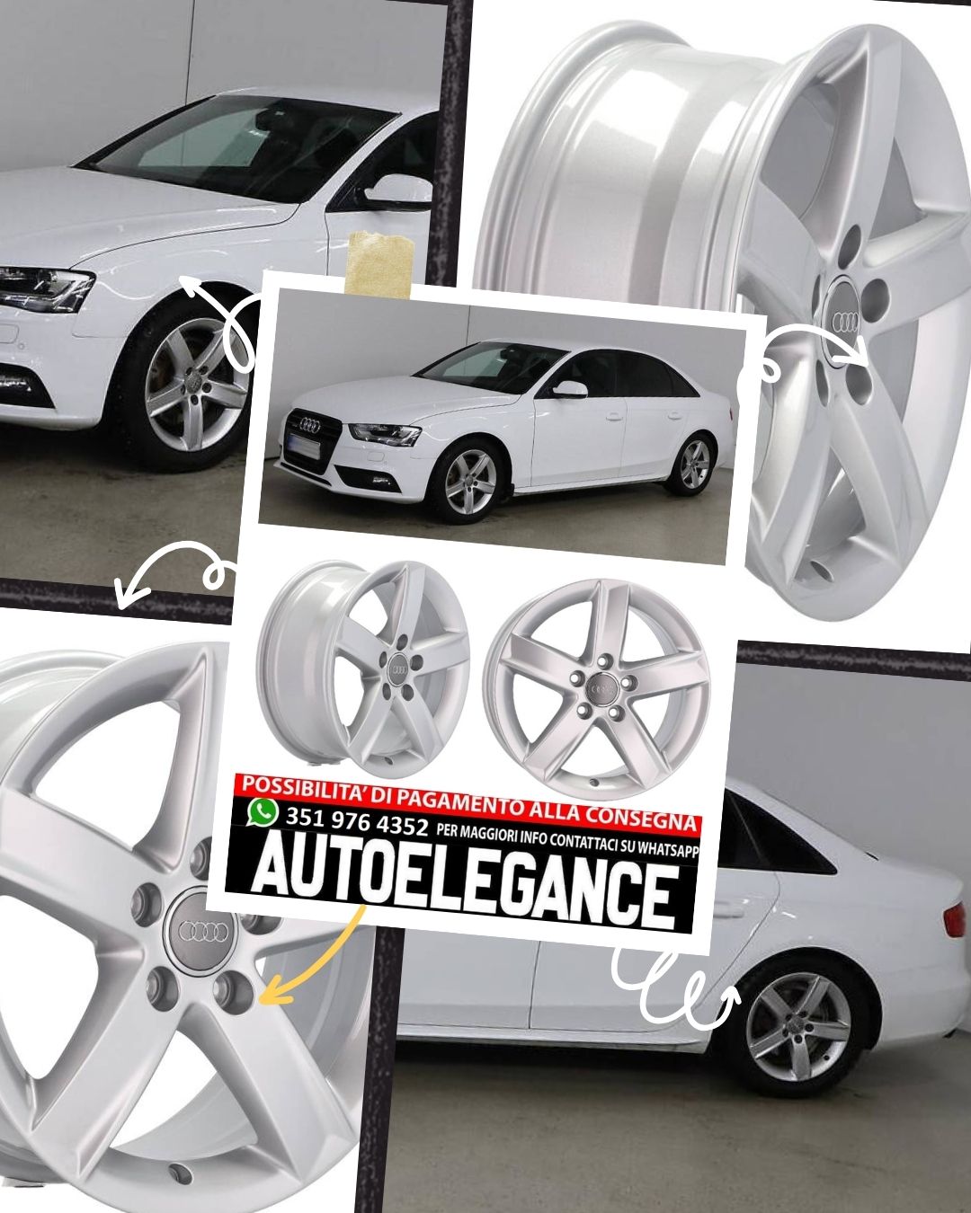 ALLOY WHEEL 16" Suitable for AUDI 