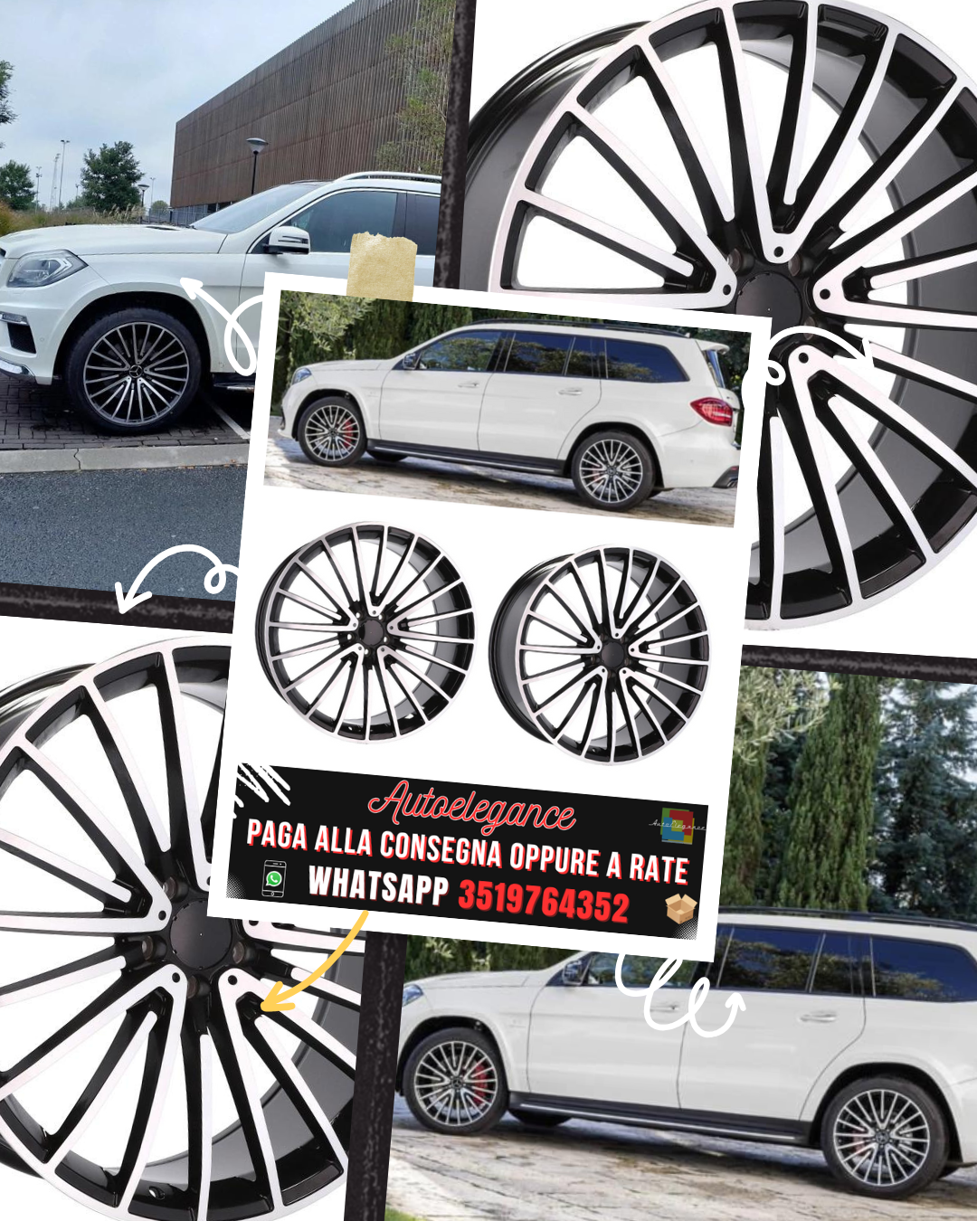 ALLOY WHEEL 22" Suitable for MERCEDES