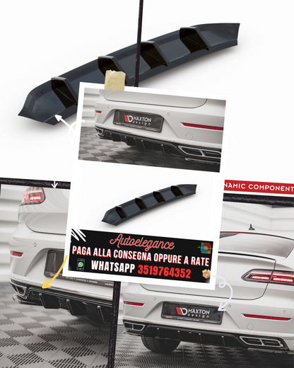 DIFFUSORE POSTERIORE ADATTO PER VOLKSWAGEN ARTEON R-LINE FACELIFT 2020-