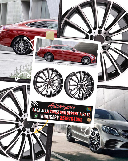 SET 4X ALLOY WHEEL WHEELS 18" Suitable for MERCEDES