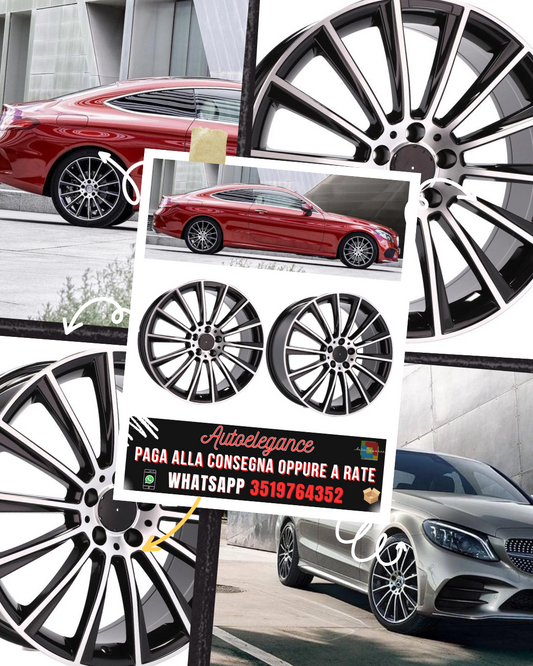 SET 4X ALLOY WHEEL WHEELS 18" Suitable for MERCEDES