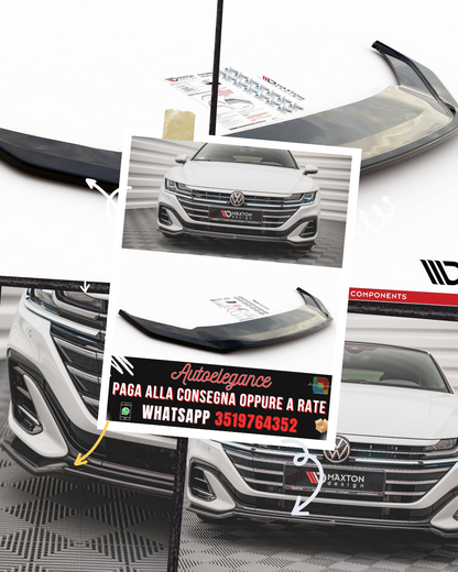 SPLITTER ANTERIORE V.3 ADATTO PER VOLKSWAGEN ARTEON R-LINE FACELIFT 2020-