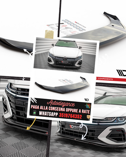 SPLITTER ANTERIORE V.3 adatto per VOLKSWAGEN ARTEON R 2020-