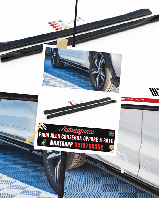 MINIGONNE LATERALI adatto per VOLVO XC60 MK2 R-DESIGN 2017-2021
