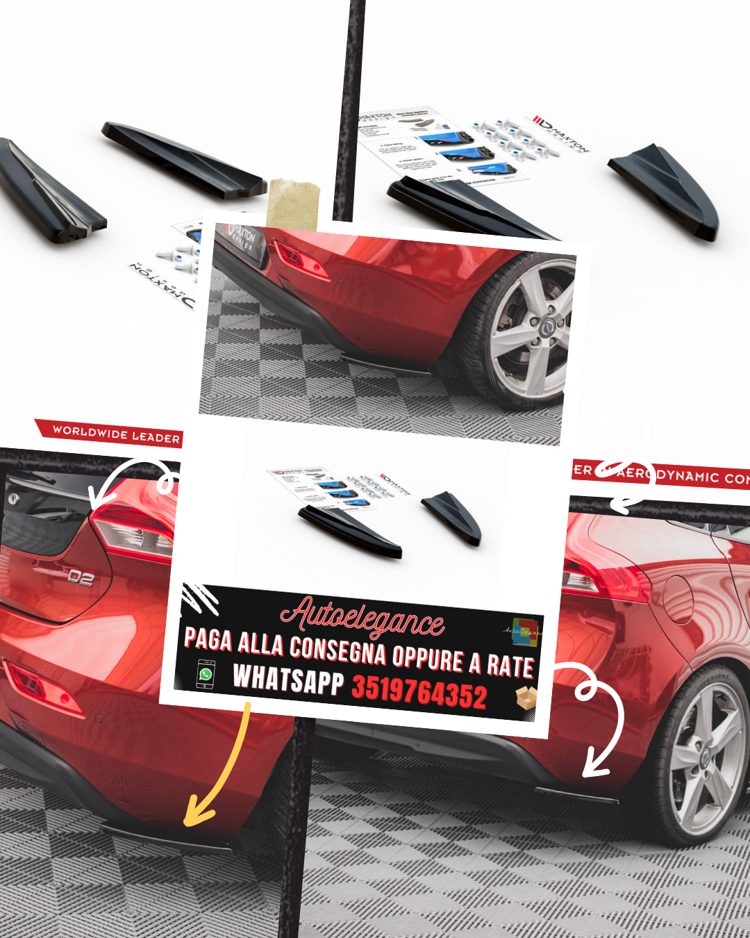 Car Shades – Parasole Laterali Posteriori Per Volvo V40 5-Porte (2012-2019) – Protezione Solare E Privacy, 2 Pezzi