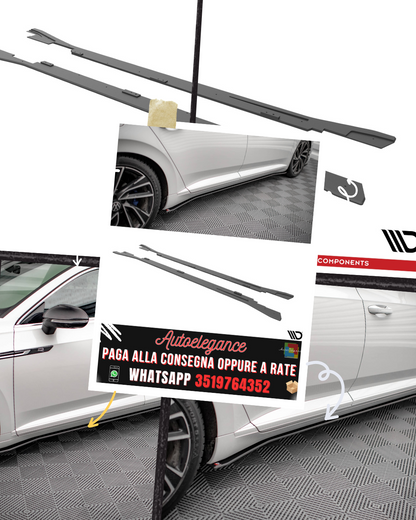 STREET PRO MINIGONNE LATERALI adatte per V.2 VOLKSWAGEN ARTEON R / R-LINE FACELIFT 2020-