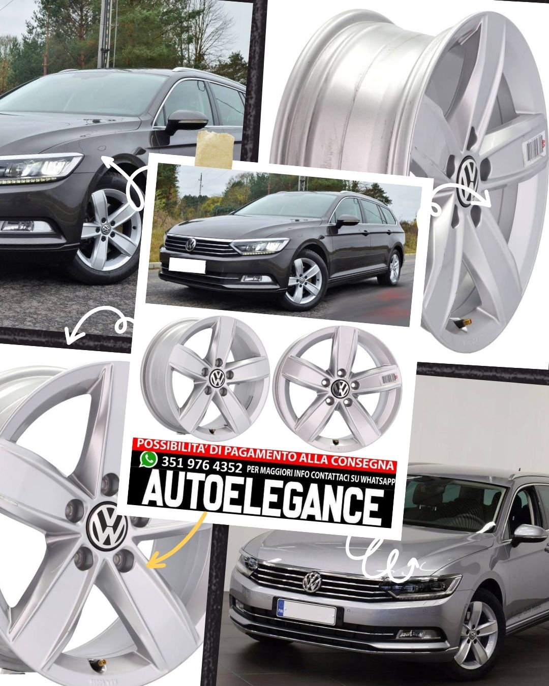 ALLOY WHEEL 16" Suitable for AUDI FORD SEAT SKODA VW 