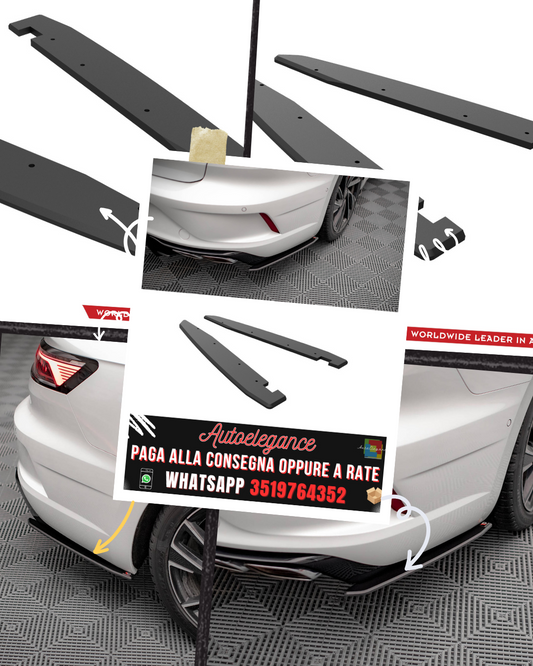 SPLITTER LATERALI POSTERIORI STREET PRO adatti per VOLKSWAGEN ARTEON R 2020-