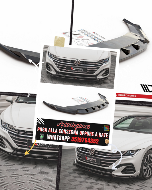 SPLITTER ANTERIORE V.1 ADATTO PER  VOLKSWAGEN ARTEON R-LINE FACELIFT 2020-