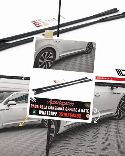 MINIGONNE LATERALI adatte per VOLKSWAGEN ARTEON R/ R-LINE FACELIFT 2020-