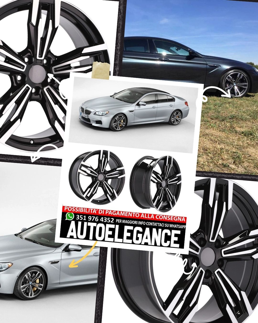 ALLOY WHEEL 18" Suitable for VW BMW CADILLAC CHEVROLET HONDA LAND ROVER LEXUS MINI OPEL SAAB