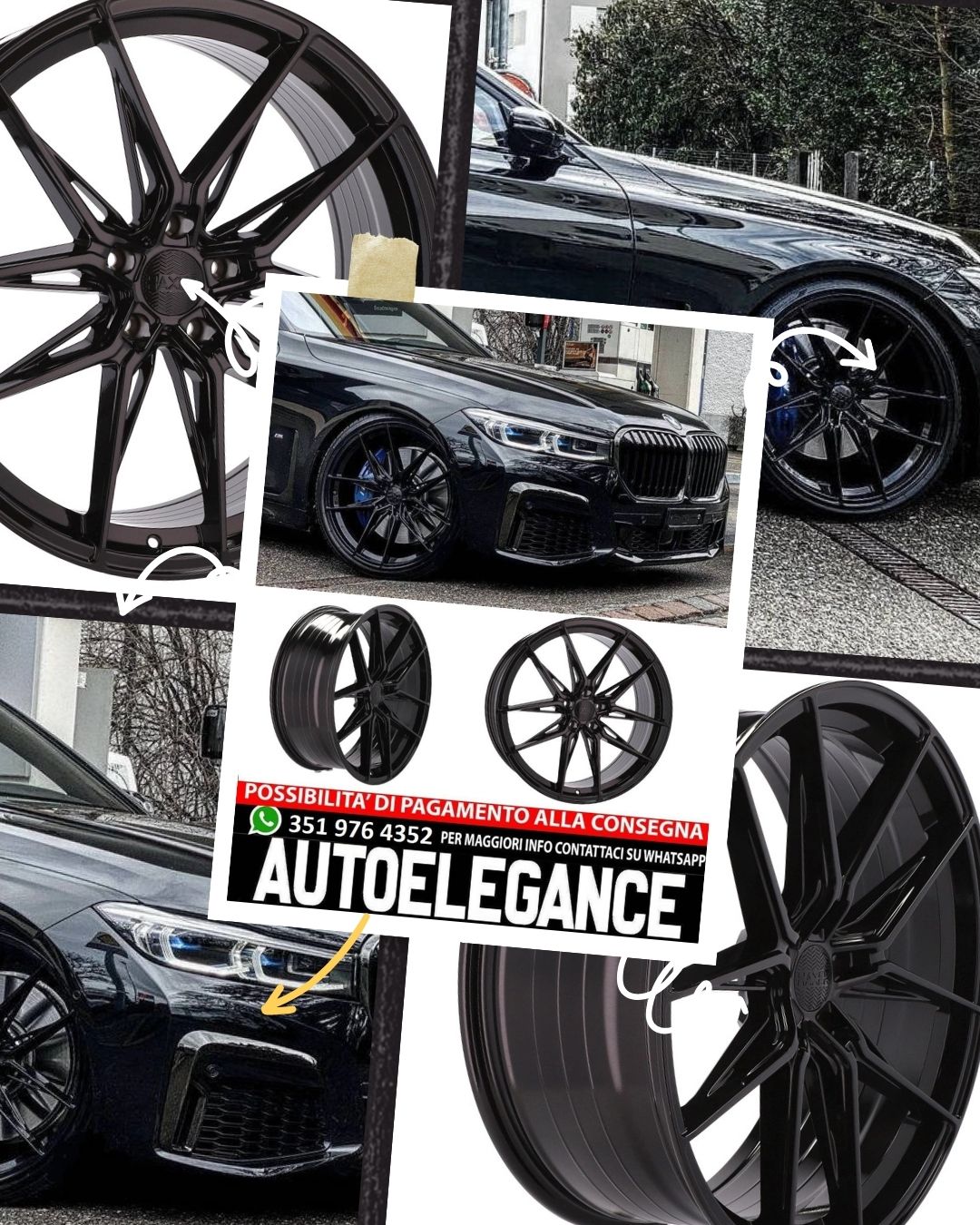 ALLOY WHEEL 22" Suitable for VW AUDI BENTLEY BMW CUPRA MERCEDES SKODA TOYOTA
