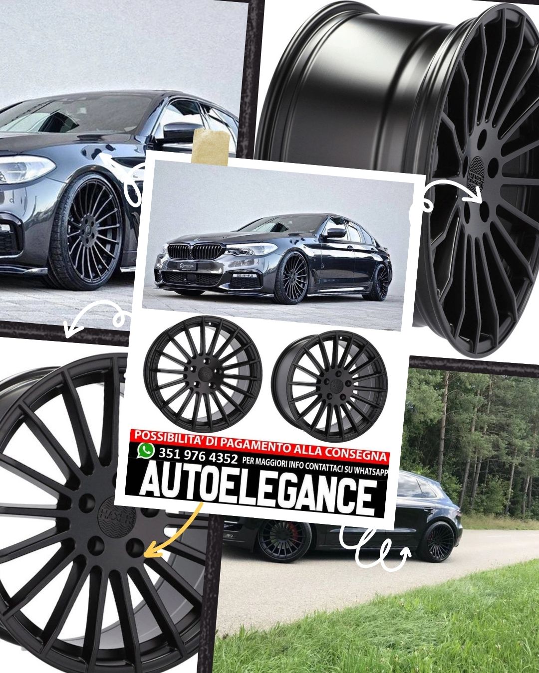 ALLOY WHEEL 21" Suitable for VW BMW CADILLAC CHEVROLET HONDA LAND ROVER LEXUS MINI OPEL SAAB TESLA TOYOTA