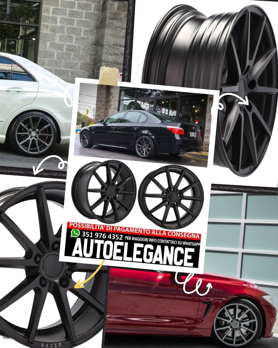 ALLOY WHEEL 18" Suitable for AUDI BMW CUPRA FORD INFINITI MERCEDES MINI SEAT SKODA SSANGYONG TOYOTA VW 