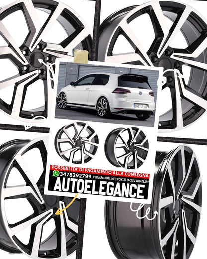 CERCHI CERCHIO IN LEGA 19" Adatto per VW AUDI SKODA SEAT SUBARU TOYOTA CHRYSLER