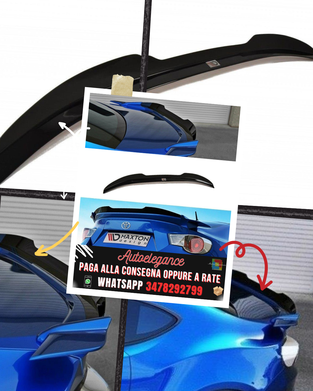 SPOILER adatto per TOYOTA GT86